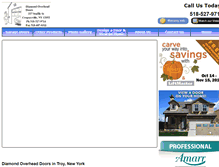 Tablet Screenshot of mydiamonddoors.com